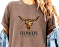 ESPRESSO HOWDY APPAREL CO SKULL SHIRT