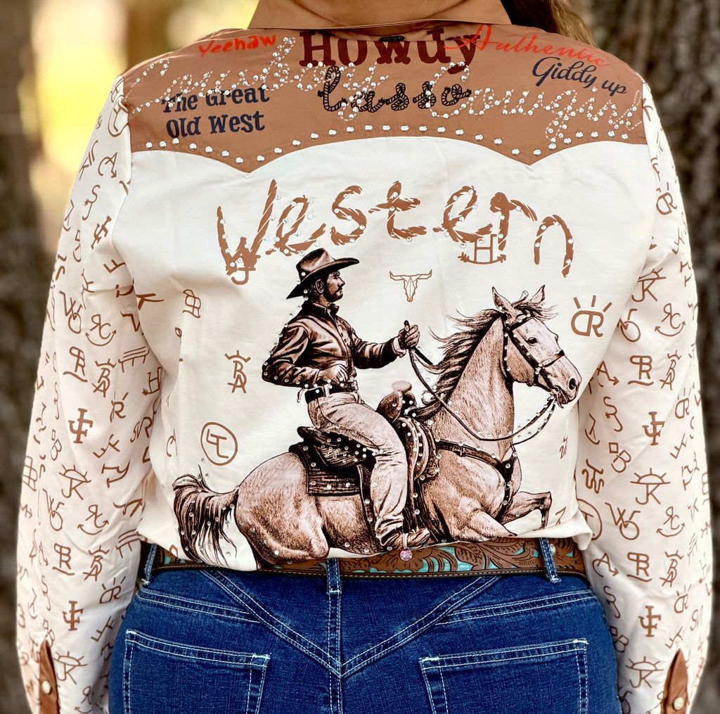 HOWDY BRAND WOMEN DRESS SHIRT