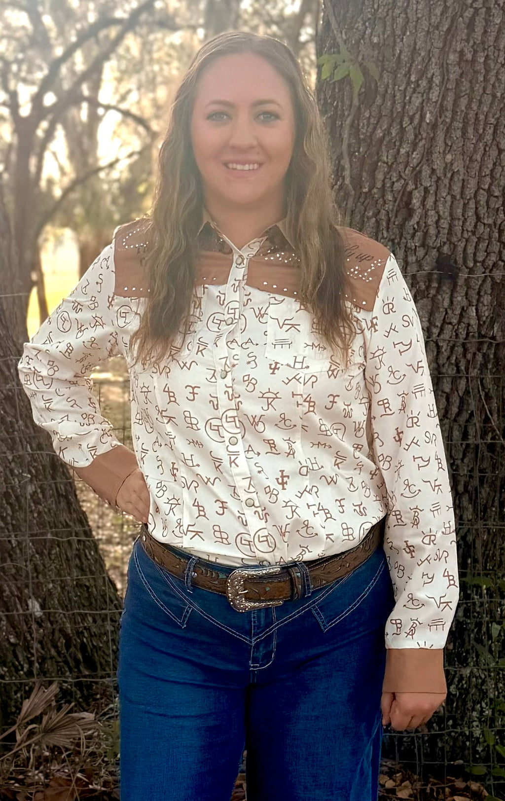 HOWDY BRAND WOMEN DRESS SHIRT